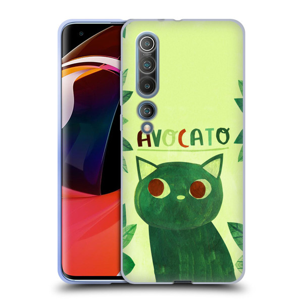Planet Cat Puns Avocato Soft Gel Case for Xiaomi Mi 10 5G / Mi 10 Pro 5G