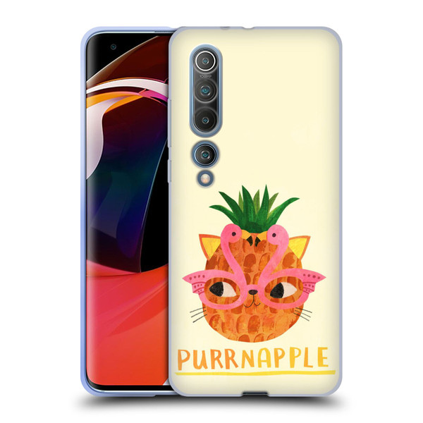 Planet Cat Puns Purrnapple Soft Gel Case for Xiaomi Mi 10 5G / Mi 10 Pro 5G
