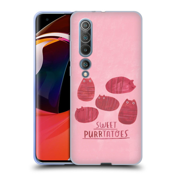 Planet Cat Puns Sweet Purrtatoes Soft Gel Case for Xiaomi Mi 10 5G / Mi 10 Pro 5G