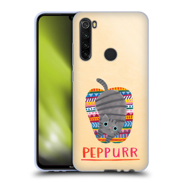 Planet Cat Puns Peppur Soft Gel Case for Xiaomi Redmi Note 8T