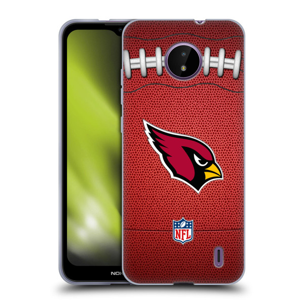 NFL Arizona Cardinals Graphics Football Soft Gel Case for Nokia C10 / C20
