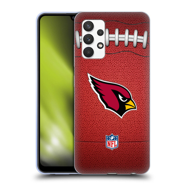 NFL Arizona Cardinals Graphics Football Soft Gel Case for Samsung Galaxy A32 (2021)