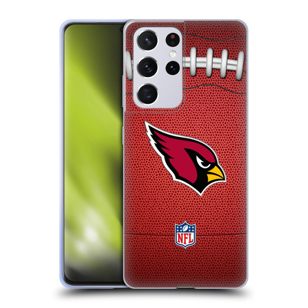 NFL Arizona Cardinals Graphics Football Soft Gel Case for Samsung Galaxy S21 Ultra 5G