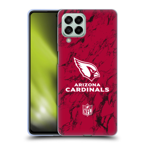 NFL Arizona Cardinals Graphics Coloured Marble Soft Gel Case for Samsung Galaxy M53 (2022)