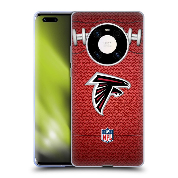 NFL Atlanta Falcons Graphics Football Soft Gel Case for Huawei Mate 40 Pro 5G