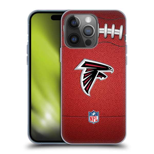 NFL Atlanta Falcons Graphics Football Soft Gel Case for Apple iPhone 14 Pro