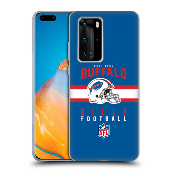 NFL Buffalo Bills Graphics Helmet Typography Soft Gel Case for Huawei P40 Pro / P40 Pro Plus 5G
