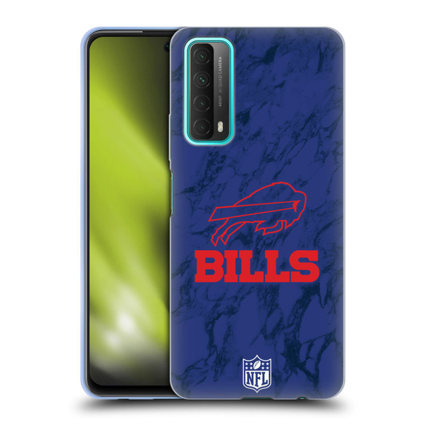 NFL Buffalo Bills Graphics Coloured Marble Soft Gel Case for Huawei P Smart (2021)