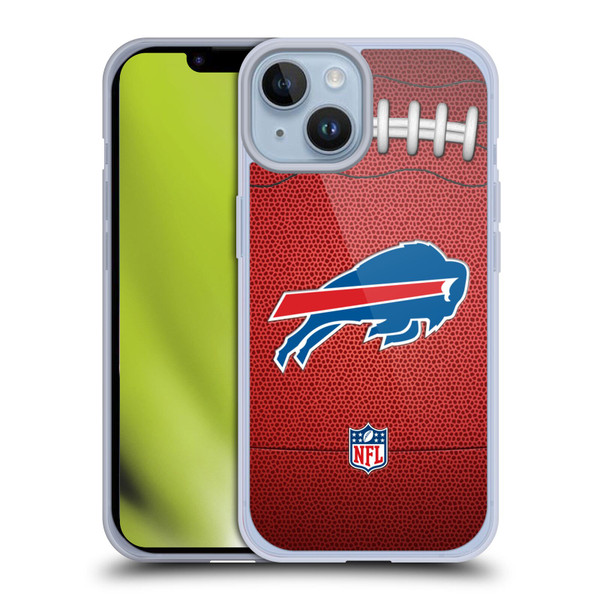 NFL Buffalo Bills Graphics Football Soft Gel Case for Apple iPhone 14