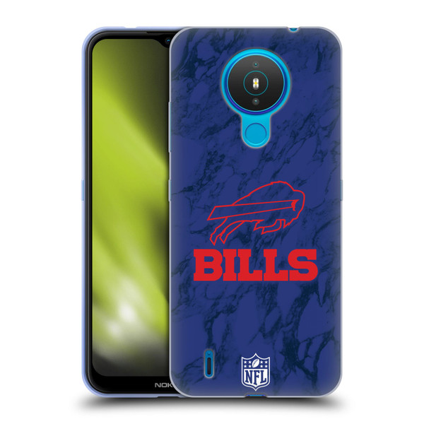 NFL Buffalo Bills Graphics Coloured Marble Soft Gel Case for Nokia 1.4