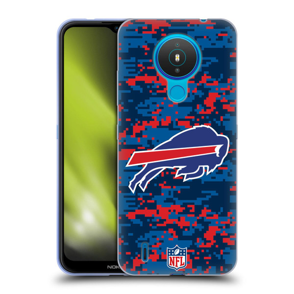 NFL Buffalo Bills Graphics Digital Camouflage Soft Gel Case for Nokia 1.4