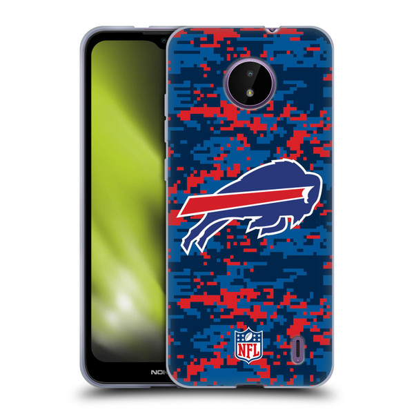 NFL Buffalo Bills Graphics Digital Camouflage Soft Gel Case for Nokia C10 / C20