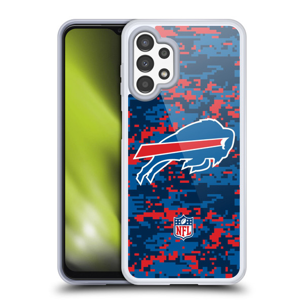 NFL Buffalo Bills Graphics Digital Camouflage Soft Gel Case for Samsung Galaxy A13 (2022)