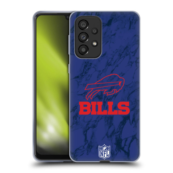 NFL Buffalo Bills Graphics Coloured Marble Soft Gel Case for Samsung Galaxy A33 5G (2022)