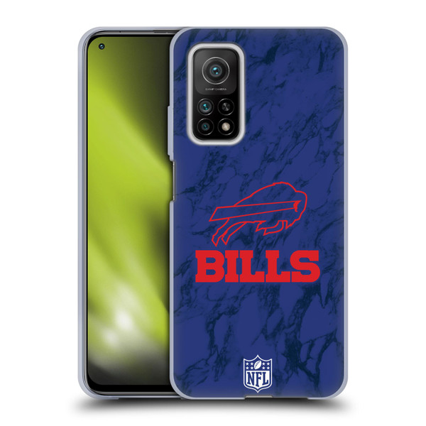 NFL Buffalo Bills Graphics Coloured Marble Soft Gel Case for Xiaomi Mi 10T 5G