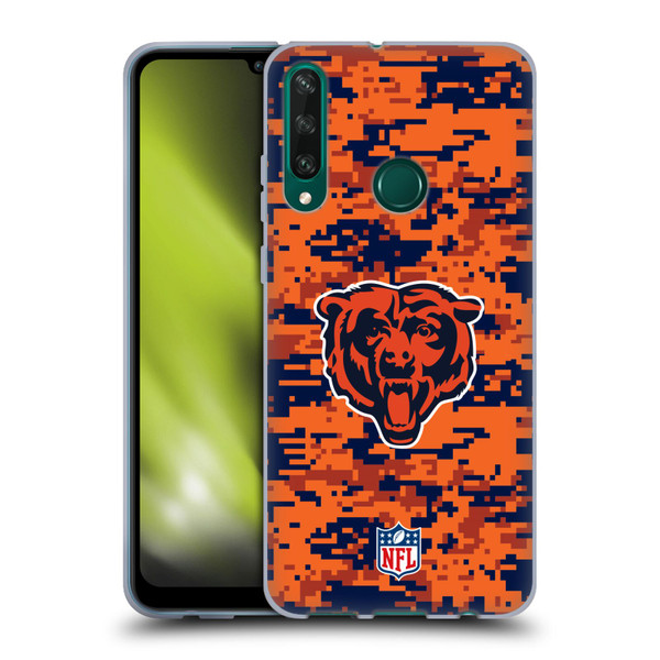 NFL Chicago Bears Graphics Digital Camouflage Soft Gel Case for Huawei Y6p