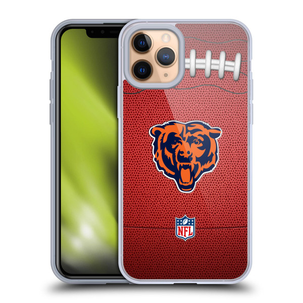 NFL Chicago Bears Graphics Football Soft Gel Case for Apple iPhone 11 Pro