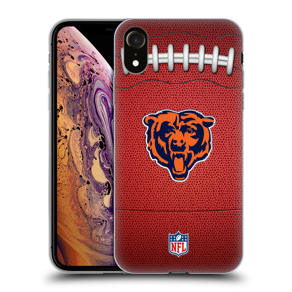NFL Chicago Bears Graphics Football Soft Gel Case for Apple iPhone XR