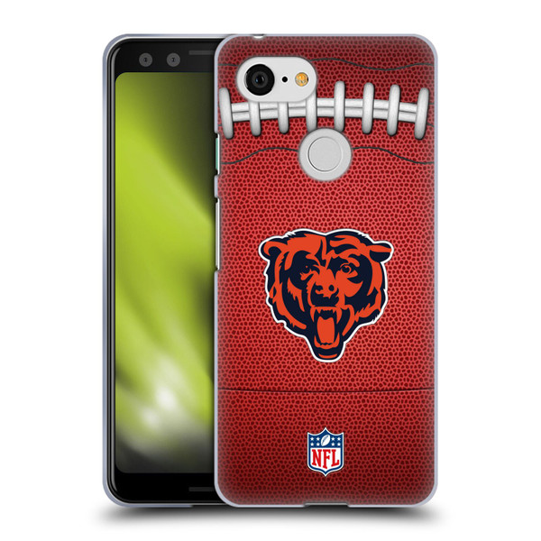 NFL Chicago Bears Graphics Football Soft Gel Case for Google Pixel 3