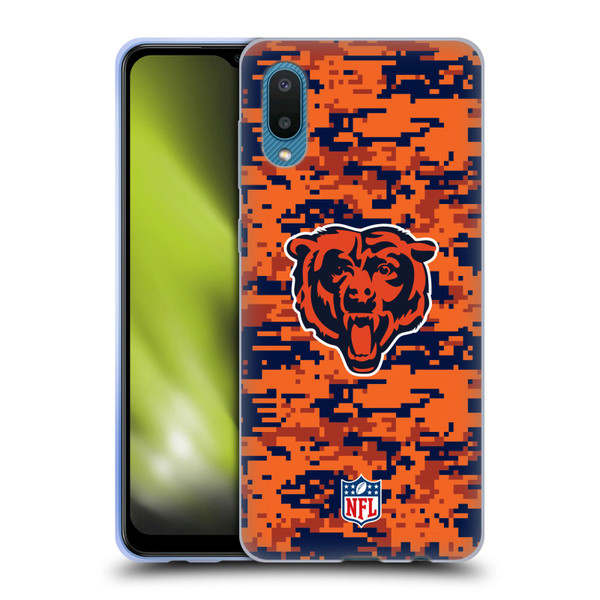 NFL Chicago Bears Graphics Digital Camouflage Soft Gel Case for Samsung Galaxy A02/M02 (2021)