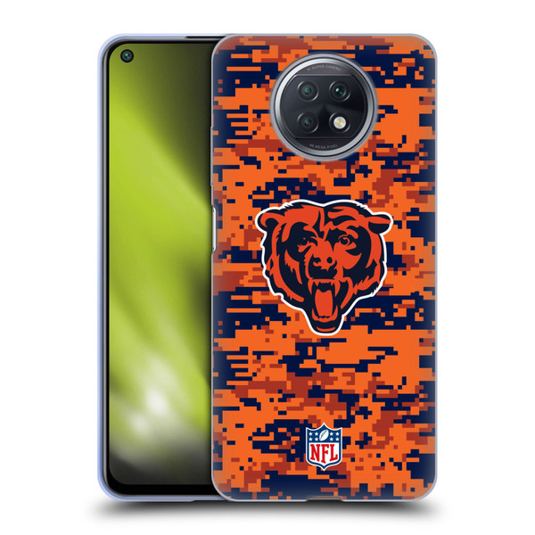 NFL Chicago Bears Graphics Digital Camouflage Soft Gel Case for Xiaomi Redmi Note 9T 5G