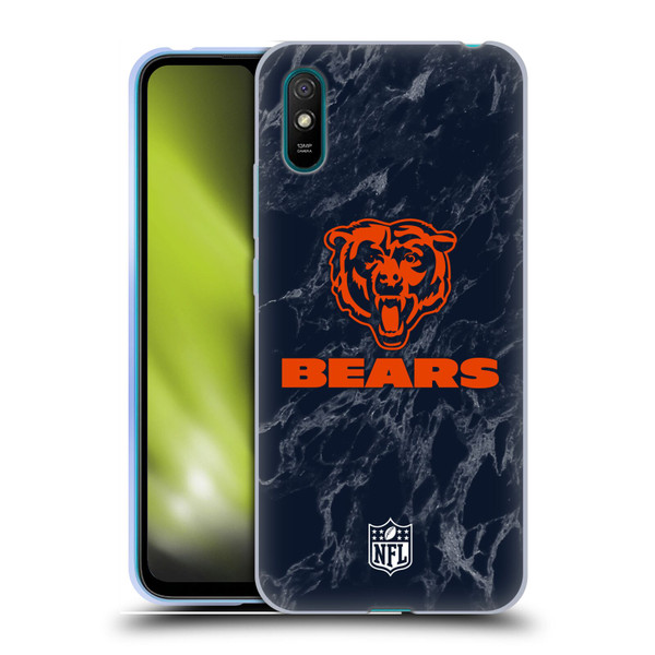 NFL Chicago Bears Graphics Coloured Marble Soft Gel Case for Xiaomi Redmi 9A / Redmi 9AT