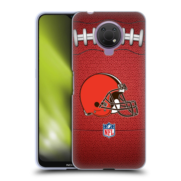 NFL Cleveland Browns Graphics Football Soft Gel Case for Nokia G10