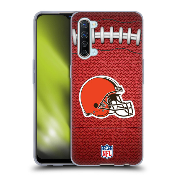 NFL Cleveland Browns Graphics Football Soft Gel Case for OPPO Find X2 Lite 5G