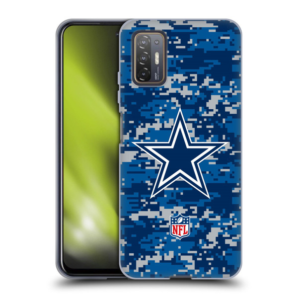 NFL Dallas Cowboys Graphics Digital Camouflage Soft Gel Case for HTC Desire 21 Pro 5G
