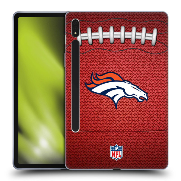 NFL Denver Broncos Graphics Football Soft Gel Case for Samsung Galaxy Tab S8