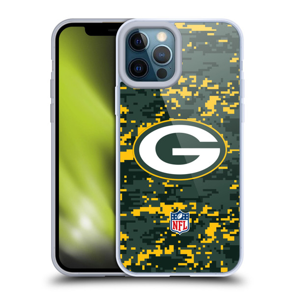 NFL Green Bay Packers Graphics Digital Camouflage Soft Gel Case for Apple iPhone 12 Pro Max