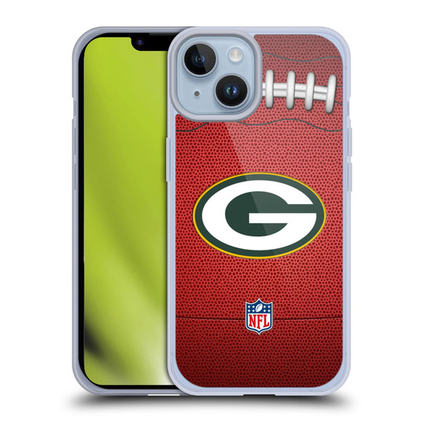 NFL Green Bay Packers Graphics Football Soft Gel Case for Apple iPhone 14 NFL Green Bay Packers Graphics Football Soft Gel Case for Apple iPhone 14