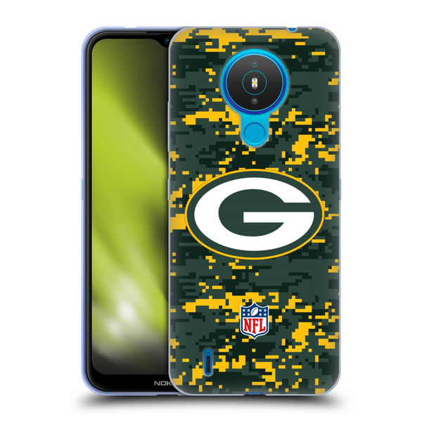 NFL Green Bay Packers Graphics Digital Camouflage Soft Gel Case for Nokia 1.4