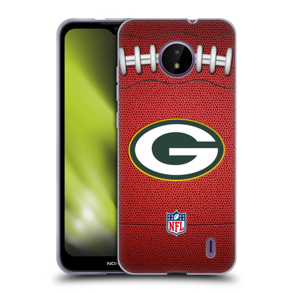 NFL Green Bay Packers Graphics Football Soft Gel Case for Nokia C10 / C20