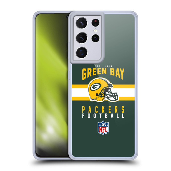 NFL Green Bay Packers Graphics Helmet Typography Soft Gel Case for Samsung Galaxy S21 Ultra 5G NFL Green Bay Packers Graphics Helmet Typography Soft Gel Case for Samsung Galaxy S21 Ultra 5G