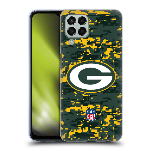 NFL Green Bay Packers Graphics Digital Camouflage Soft Gel Case for Samsung Galaxy M33 (2022)