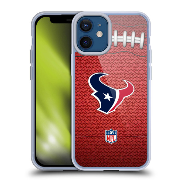 NFL Houston Texans Graphics Football Soft Gel Case for Apple iPhone 12 Mini