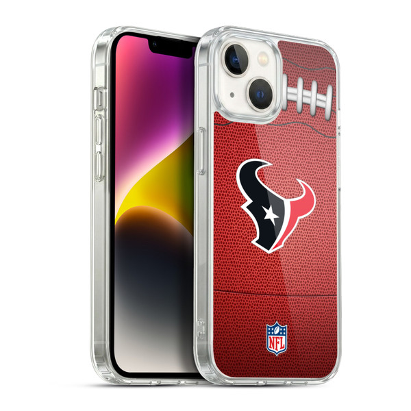 NFL Houston Texans Graphics Football Soft Gel Case for Apple iPhone 14