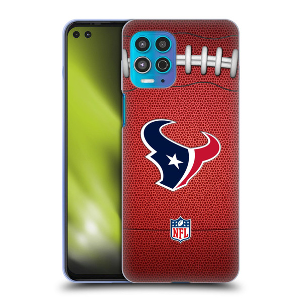 NFL Houston Texans Graphics Football Soft Gel Case for Motorola Moto G100