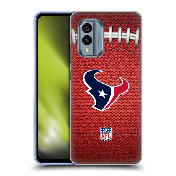 NFL Houston Texans Graphics Football Soft Gel Case for Nokia X30