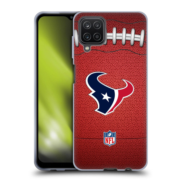 NFL Houston Texans Graphics Football Soft Gel Case for Samsung Galaxy A12 (2020)