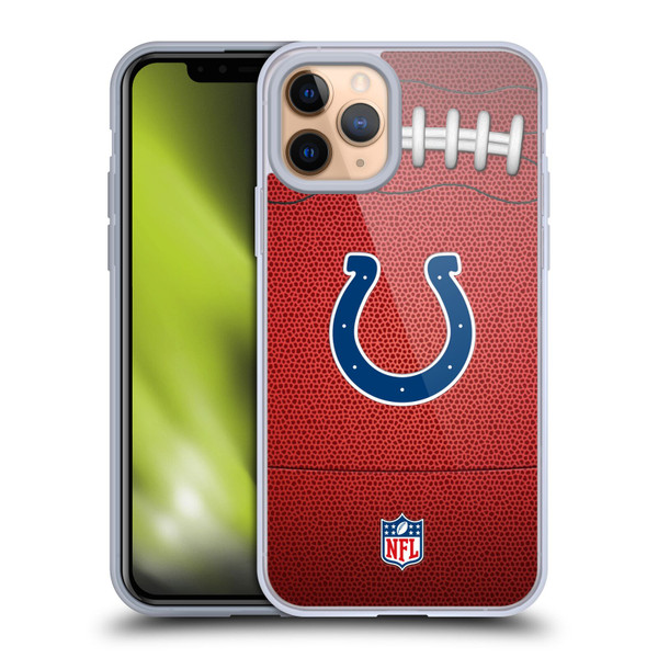NFL Indianapolis Colts Graphics Football Soft Gel Case for Apple iPhone 11 Pro