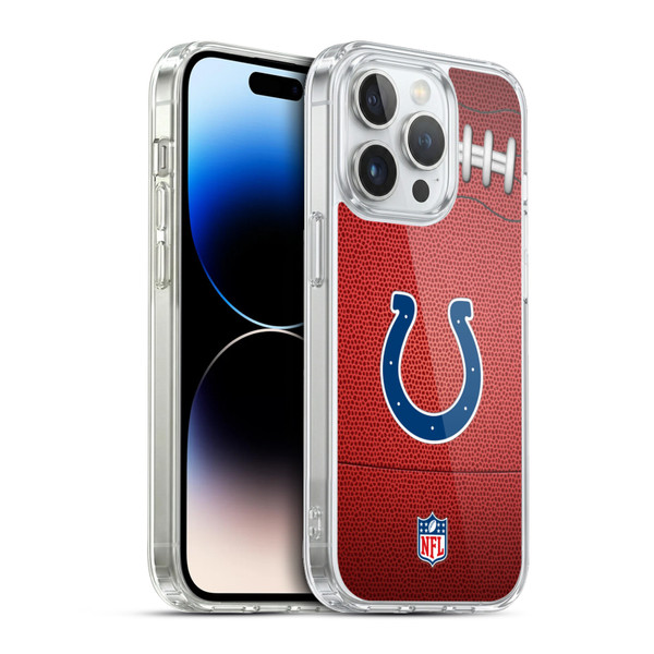 NFL Indianapolis Colts Graphics Football Soft Gel Case for Apple iPhone 13 Pro & MagSafe