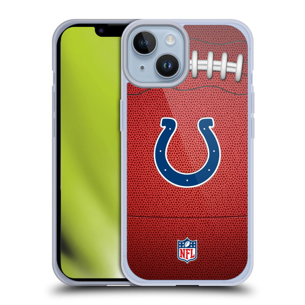 NFL Indianapolis Colts Graphics Football Soft Gel Case for Apple iPhone 14