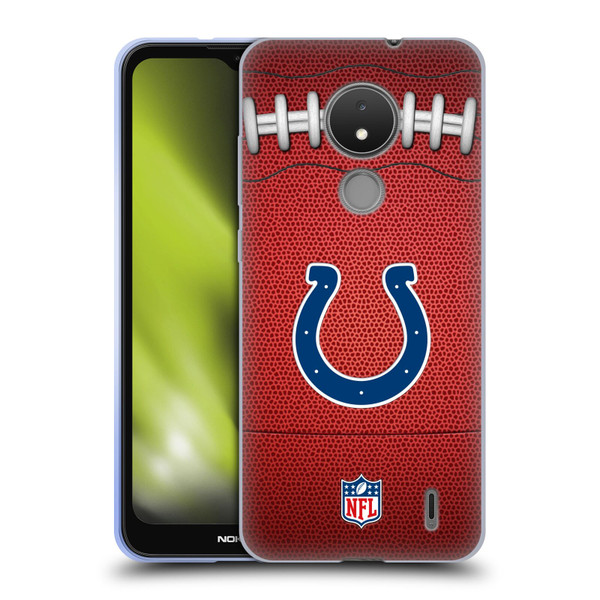 NFL Indianapolis Colts Graphics Football Soft Gel Case for Nokia C21