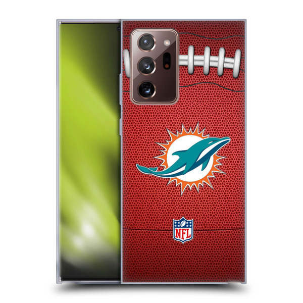 NFL Miami Dolphins Graphics Football Soft Gel Case for Samsung Galaxy Note20 Ultra / 5G