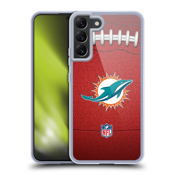 NFL Miami Dolphins Graphics Football Soft Gel Case for Samsung Galaxy S22+ 5G NFL Miami Dolphins Graphics Football Soft Gel Case for Samsung Galaxy S22+ 5G