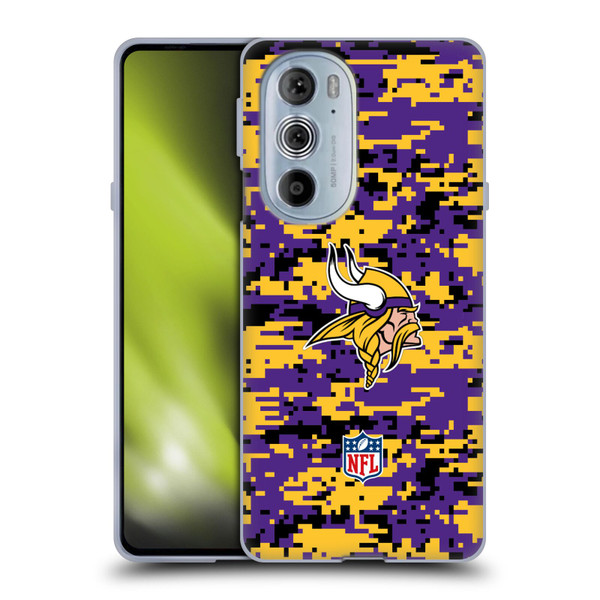 NFL Minnesota Vikings Graphics Digital Camouflage Soft Gel Case for Motorola Edge X30