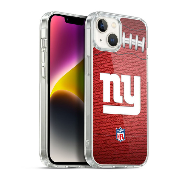 NFL New York Giants Graphics Football Soft Gel Case for Apple iPhone 14 Plus & MagSafe