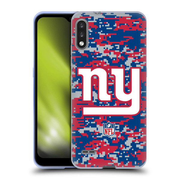 NFL New York Giants Graphics Digital Camouflage Soft Gel Case for LG K22